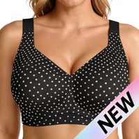 Black with White Polka Dot