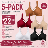 💗5 Pack for $24.99(5 colors)