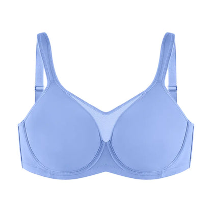 💐Women's Elegant Sheer Full Coverage Minimizer Bra ✨ Plus Size for Large Busts | No Digging, No Spillage & Ultra Comfy