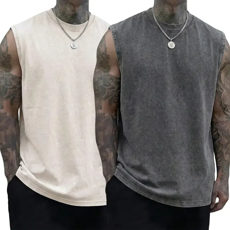 Vintage men’s sleeveless shirts