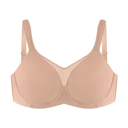 💐Women's Elegant Sheer Full Coverage Minimizer Bra ✨ Plus Size for Large Busts | No Digging, No Spillage & Ultra Comfy