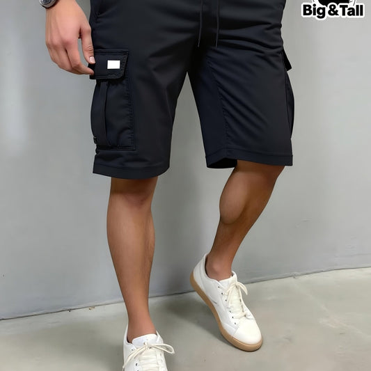 Men's Plus-Size Casual Cargo Shorts