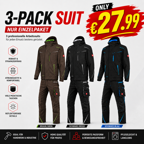 Offizieller Markenshop-Softshelljacke x Bundhose Set