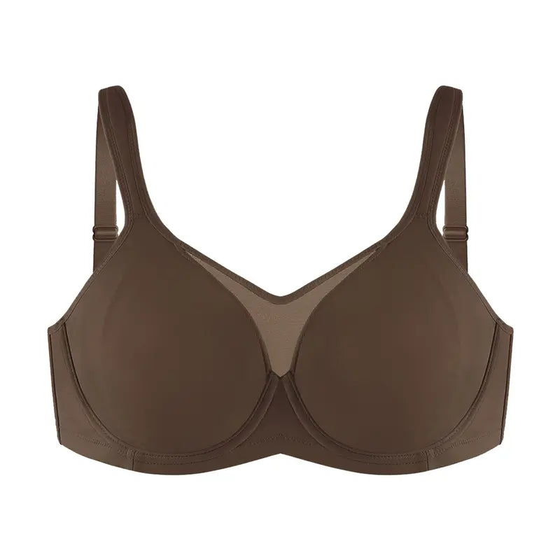 💐Women's Elegant Sheer Full Coverage Minimizer Bra ✨ Plus Size for Large Busts | No Digging, No Spillage & Ultra Comfy