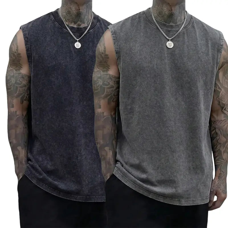 Vintage men’s sleeveless shirts