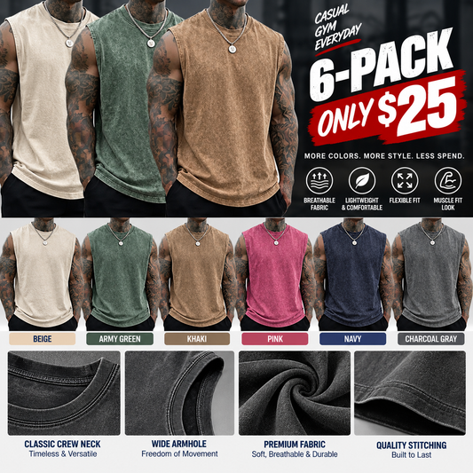 Vintage men’s sleeveless shirts