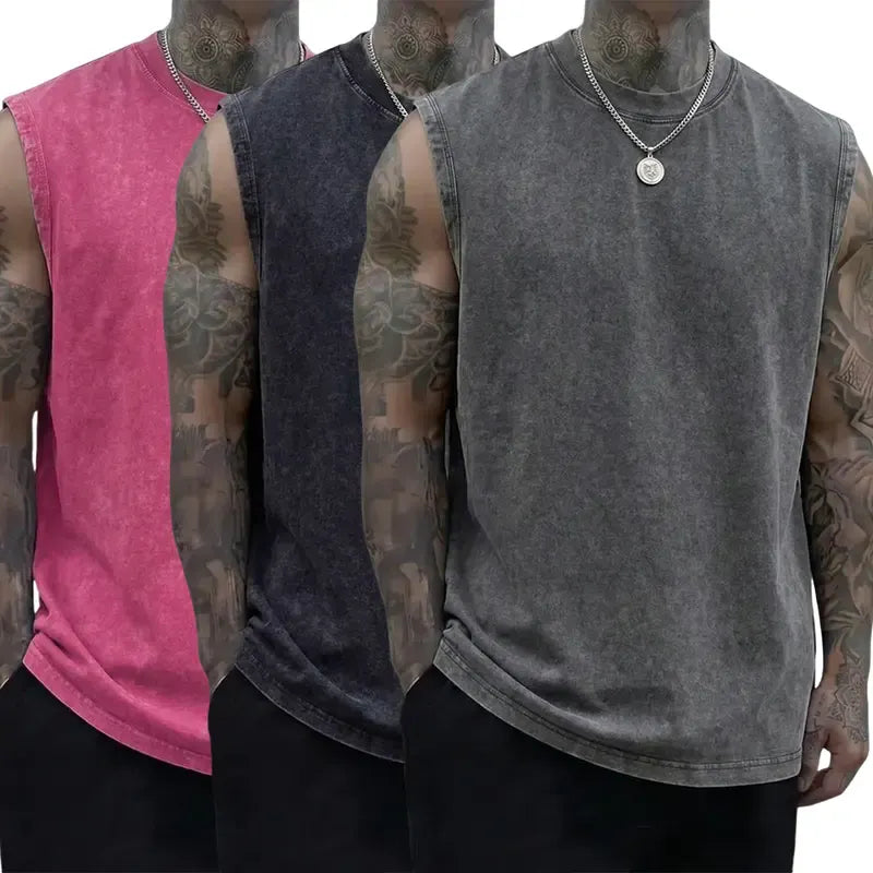 Vintage men’s sleeveless shirts