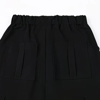Women’s Cargo Work Pants Straight-Leg Polyester